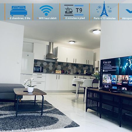 Appartement Parisien Neuf, Moderne Avec Une Grande Salon, 2 Chambres, 4 Lits, Parking Gratuit, 15Min De Paris Et 13 Min Aeroport Orly Vitry-sur-Seine Εξωτερικό φωτογραφία