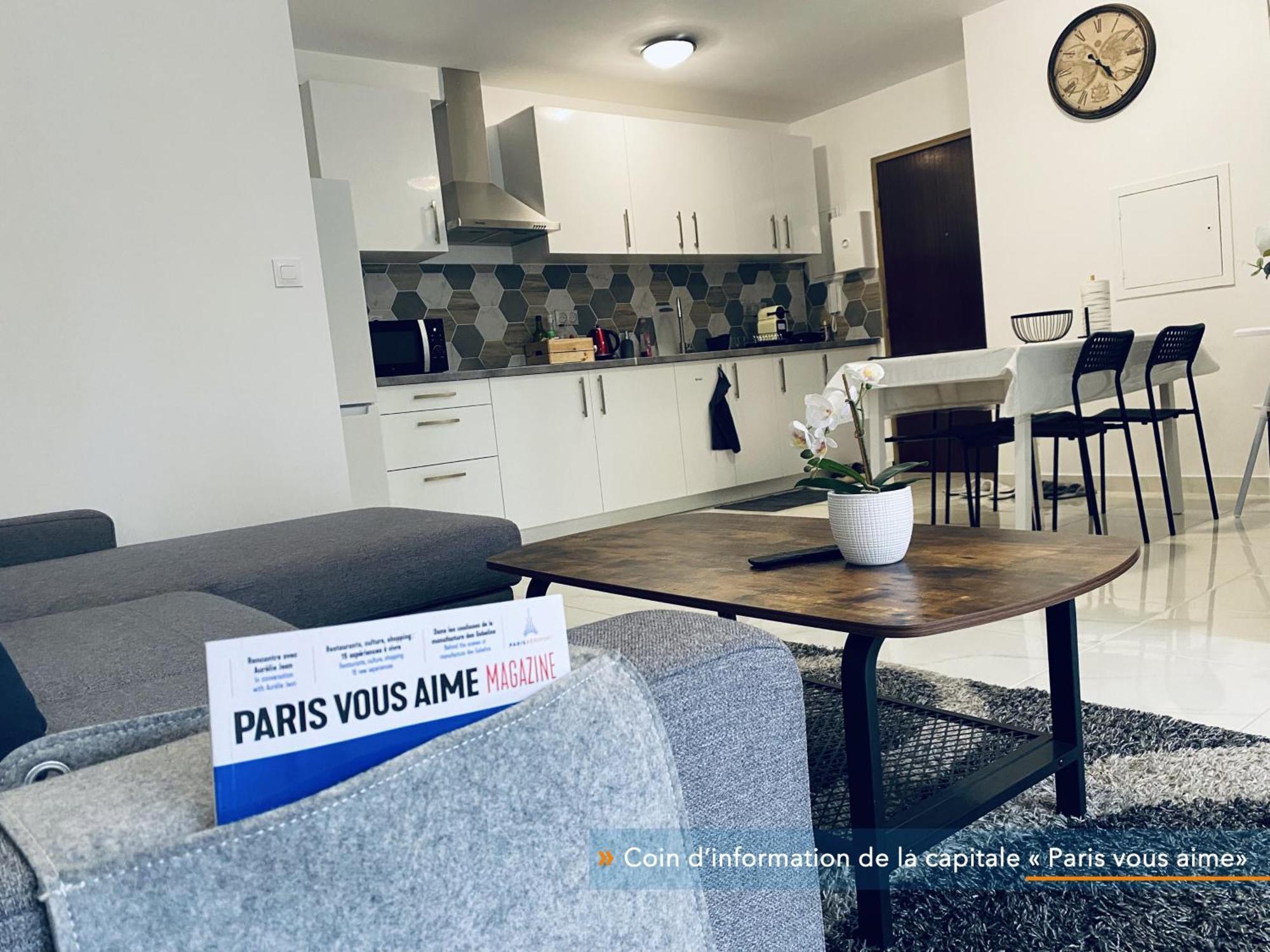 Appartement Parisien Neuf, Moderne Avec Une Grande Salon, 2 Chambres, 4 Lits, Parking Gratuit, 15Min De Paris Et 13 Min Aeroport Orly Vitry-sur-Seine Εξωτερικό φωτογραφία